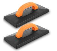 AKOLAFE 2PCS Laminate Flooring Tools Tapping Block with Handle Rubber 300x140x25mm Flooring Installation Kit, 1.5kg Durable Tapping Blocks for Laminate Flooring
