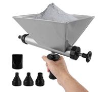 AKOLAFE Caulking Gun Electric Mortar Grout Gun Heavy Duty Metal Cement Caulking Guns with 4 Nozzles Mortar Guns for Brick Pointing