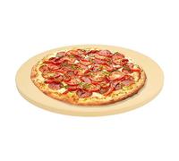 AKOLAFE Round Pizza Stone, 12 Inch Pizza Stones for Oven and Grill， Large Backing Stone for Bread, Pizza（305 x 12 MM）