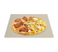 AKOLAFE Square Pizza Stone, 15 Inch Pizza Stones for Oven and Grill, Large Backing Stone for Bread, Pizza(38 x 30 cm)