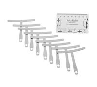 AKOOSY 1 Set Guitar Repair Tool Kit String Action Gauge Radius Gauge for Accurate Measurements Double Sided Etching for Guitar Bass Setup Essential Luthier Tools for Maintenance