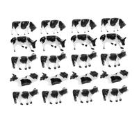 AKOOSY 10 Pcs Mini Cow Model, Imitation Animal Figures for DIY Garden Miniatures, Educational Playthings and Potted Plant Decor, Random Styles, Suitable for Outdoor and Indoor Scenes