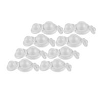 AKOOSY 10 Sets White Foam Spheres for Crafts with Ring Supports and Bases, Stable and Paintable Polystyrene Balls for Party Decoration and School Art Projects