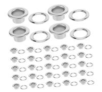 AKOOSY 100 Sets Eyelets for Shoes and Clothing Silver Hollow Rivets with Washers Durable DIY Craft Accessories for Shoelace Buckle Repair Outdoor Sports and Casual Wear
