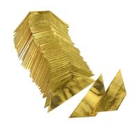 AKOOSY 1000pcs Tomb-Sweeping Paper Ingots DIY Sacrificial Gold Silver Colored Worship Paper for Ancestor Worship Qingming Festival Funeral Hungry Ghost All Souls Day