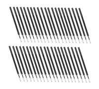 AKOOSY 100pcs Heat Erasable Pen Refills Disappearing Ink Fabric Markers for Sewing Quilting and Embroidery Crafting Clothes and Leather