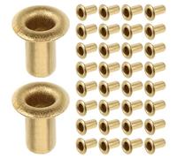 AKOOSY 100pcs Metal Hollow Rivets for Harp Strings Lyre Eyelet Rivets 5mm X 3mm Musical Instrument Accessories Harp Parts for String Fixing
