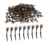 AKOOSY 100pcs Plastic Snowman Hand Branches DIY Christmas Ornament Decorations Lightweight Festive Embellishments for Year Holiday Crafting