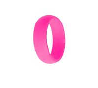 AKOOSY 10pcs 8mm Silicone Wedding Rings Set Rainbow Candy Colour Unisex Bands for Men Women Mixed Colours for Sports Manual Work