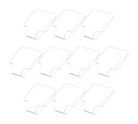 AKOOSY 10pcs Acrylic Nail Art Hand Palette Small Makeup Mixing Tray for Foundation and Eyeshadow with Accurate Blending and Prevents Color Residue Buildup, the Go and Studios