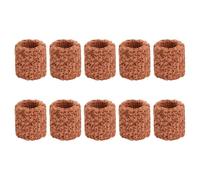 AKOOSY 10pcs Ceramic Aquarium Rings Media Filter Accessories for Fish Tank with Ph Management and Neutral Water Adjustment, Pottery Material for Aquarium Use Random Style