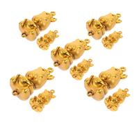 AKOOSY 10pcs Chinese New Year Ornaments Keychain Charms Year of The Horse Pendant DIY Horse Keychain Ornaments Good Luck Charm 2026 Zodiac Animal Feng Shui Golden