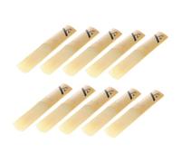 AKOOSY 10pcs Clarinet Reeds Strength Durable Woodwind Instrument Accessories for Traditional B Clarinet Players Providing Excellent Sound Quality