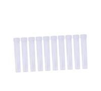 AKOOSY 10pcs Clear Plastic Storage Tubes for Cross-Stitch Needles Sewing Needle Organizer Bottles Portable Transparent Tubes for Sewing Machine Accessories and Small Parts Storage