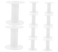 AKOOSY 10pcs Compact Thread Bobbins Portable Sewing Accessories Empty Spools for Various Machine Models Craft and DIY Thread Organizer