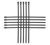 AKOOSY 10pcs Diving Regulator Mouthpiece Zip Tie Nylon Tie Wrap for Regulator Mouthpiece Black Universal Compatibility Easy Adjustment for Scuba Diving and Underwater Activities