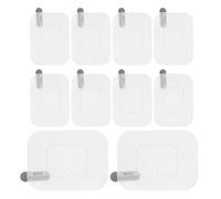 AKOOSY 10pcs Electrostatic Stickers for Dash Cam Adhesive Mounting Pads, Pet Material, Easy Install No Residue, Suitable for Car Security Camera on Dashboard and Vehicle Windshield
