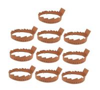 AKOOSY 10pcs Guzheng Code Diagrams Zheng Code Positioning Paper Reusable Thick Paper Precise Positioning Light Brown for Guzheng Installation