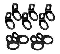 AKOOSY 10pcs Heavy Duty Tie Down Anchor Hooks for Rv Trailer Trucks Off-road Vehicles Bicycles Multi-purpose Cargo Securing Rings Resistant to Damage Easy Use