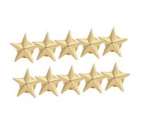 AKOOSY 10Pcs Pentagram Badges Elegant Star Shape Pins for Independence Day Celebrations Durable Quality Accessories for Clothing Hats Bags and More