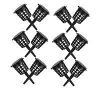 AKOOSY 120pcs Fertilizer Basket with Leakproof Lid Portable Fertilization Control Container for Aquatic Plants Orchids Bonsai and Aquarium Gardening Lightweight Nutrient Holder for
