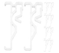 AKOOSY 12pcs Blind Fixing Bracket Brackets Horizontal Blinds Clips for Fabric Hidden Window Blind Valance Clips Hide Home Window Blinds Window Blind Repair Parts Acrylic Transparent