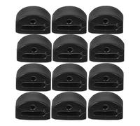 AKOOSY 12pcs Guitar String Retainer Buckle for Electric Guitar and Bass Abs Material Easy to Install and Sturdy Black Colour Accessory