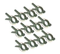 AKOOSY 12pcs Plastic Plant Support Clips for Tomato Vine Climbing Vegetables Grafting Flower Vines Garden Fixing Clips