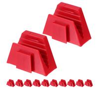 AKOOSY 12pcs Plastic Wrench Organizer Tool Tray with Compact Design for Workshop and Other Settings, Space-Saving Wrench Storage Rack for Efficient Tool Sorting