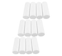 AKOOSY 12PCS White Foam Cylinders Lightweight Polystyrene Rods for Crafts DIY Floral Arrangements Early Education Projects Sturdy Solid Foam Tubes for Creative Modeling