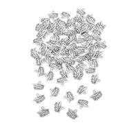 AKOOSY 150Pcs Graduation Hat Charms Metal Pendants DIY Craft Accessories for Bracelets Earrings Keychains Antique Silver Color for Jewelry Making and Decorations