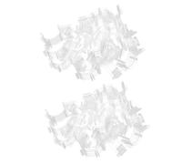 AKOOSY 150pcs Plastic Small Bobbin Holder Sewing Bobbin Storage Clips Thread Holders for DIY Craft Embroidery