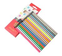 AKOOSY 18pcs Metallic and Fluorescent Colored Pencils for Graffiti Drawing Art Sketching and Coloring Creative Grade Durable Pencils for Adults Young Artists