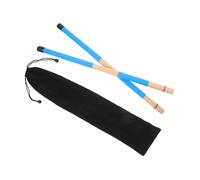 AKOOSY 1pair Professional Bundle Wooden Drum Brushes Bamboo Rods for Jazz Folk Musicians Easy to Use Percussion Sticks Versatile Application for Drumming Techniques