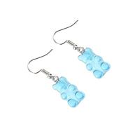 AKOOSY 1Pair Retro Bear Shaped Earrings Creative Stylish Ear Pendants for Women Cute Cartoon Design Lightweight and Fashionable Jewelry for Everyday Wear