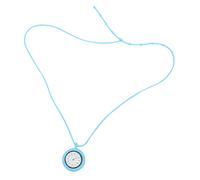 AKOOSY 1pc Mini Quartz Nurse Watch Sky-Blue Silicone Necklace Cute Round Hanging Timepiece for Doctors and Nurses for Festivals and Everyday Use Random Style