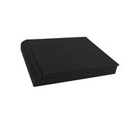 AKOOSY 1Pc Small Speaker Isolation Pad High Density Shock Absorption Cushion for Enhanced Sound Quality Noise Reduction and Slip Sponge Pad for Musical Experience Black