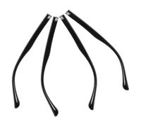 AKOOSY 2 Pairs Universal Replacement Eyeglasses Temple Arms for Reading Glasses and Sunglasses, Tr90 Material with Metal, Sturdy and Flexible, No Burden on Ears, Glasses Repair Accessory