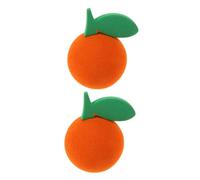 AKOOSY 2 Pcs Orange Car Antenna Topper Balls Cute Cat Design Vehicle Accessories Easy to Install Fit for Cars Trucks Suvs Exterior Decoration