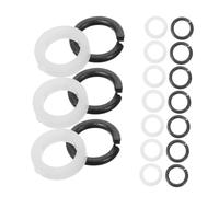 AKOOSY 20 Pairs Guitar Tuner Peg Spacer Metal Plastic Φ4.2 High Hardness Sturdy Sound Improvement Gasket for Guitar Accessories