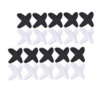 AKOOSY 20 Pairs Silicone Eyeglasses Nose Pads Non-slip Adhesive Glasses Nose Cushions for Sunglasses and Reading Glasses Easy to Install White and Black