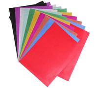 AKOOSY 20 Sheets Self-Adhesive Glitter Cardstock Paper Colored Sparkly Craft Paper for DIY Projects Scrapbooking Handicraft Creative Sticker