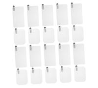 AKOOSY 20pcs Electrostatic Dash Cam Mount Stickers Static Cling Windshield Film Adhesive Weather Resistant Protective Films for Car Glass Installation with Multiple for Dashcams and