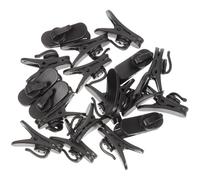 AKOOSY 20pcs Lavalier Microphone Clip Abs Material Mic Holder Clip for Fixing The Microphone and Freeing Your Hands for Conferences and Online Chats