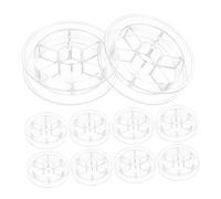 AKOOSY 20pcs Transparent Yarn Bobbins Spool Holder for Sewing Knitting Weaving Plastic Thread Organizers with Bobbin Design for Convenient Yarn Storage and Efficient Crafting