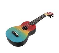 AKOOSY 21-inch Rainbow Hand-painted Ukulele Set with Carry Bag, Acoustic Mini Guitar for Beginners and Boys and Girls, Small Musical Instrument for Starter Practice