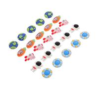 AKOOSY 25pcs Cute Cat Rabbit Astronaut Nail Charms DIY Craft Accessories for Hair Clips Headbands Creative Space Themed Decorations for Handmade Gifts