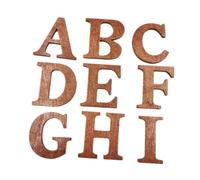 AKOOSY 26pcs Wooden Letter Wood Chips High Alphabet Slices for DIY Early Educational Toy Creative Wall Decor English Learning Tools for Boys and Girls Childrens Toys