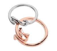 AKOOSY 2pcs Adjustable Cat Design Crochet Rings Alloy Knitting Tension Rings for Smooth Yarn Guide Finger Holder Craft Tools for DIY Knitting Sewing Projects