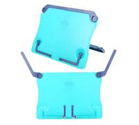 AKOOSY 2pcs Adjustable Folding Book Holder Abs Plastic Reading Stand for Students Portable Desktop Music Sheet and Textbook Page Holder Space-saving Design for Home and School Use